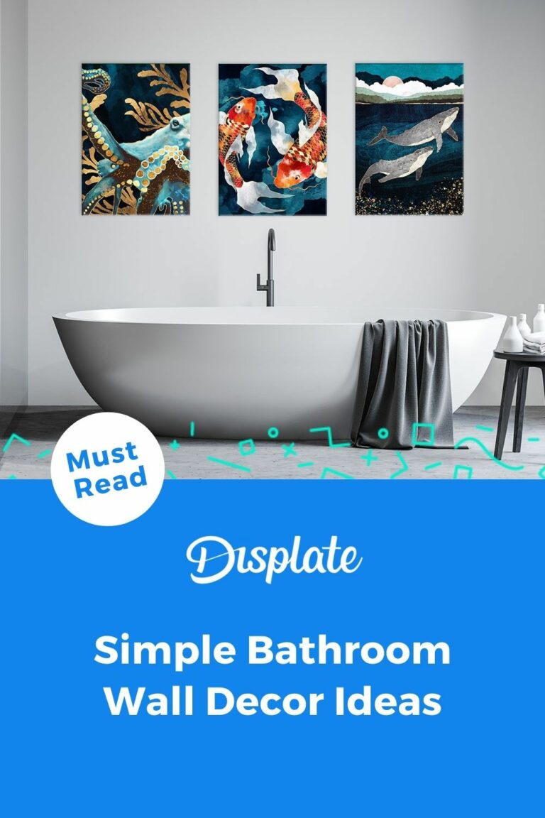 23 Simple Bathroom Wall Decor Ideas Displate Blog