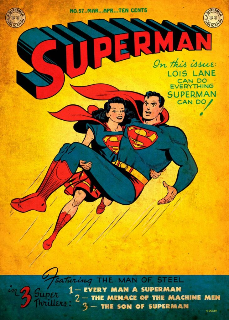 Superman and Lois Lane poster