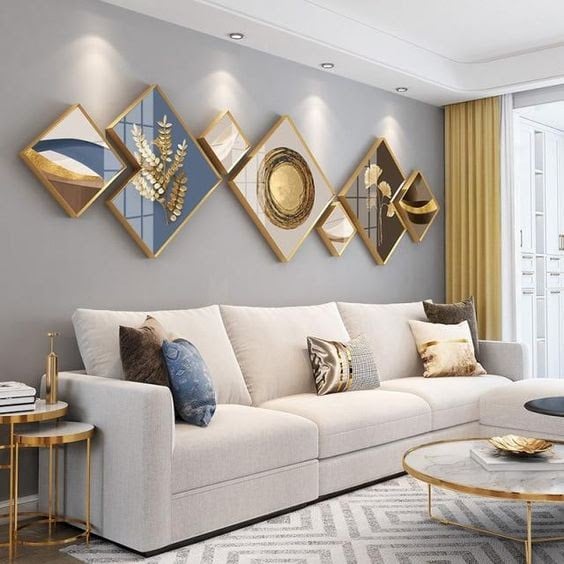 27 Stunning Living Room Wall Decor Ideas Displate Blog - Modern Living Room Wall Ideas