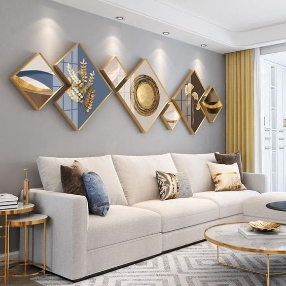 27 Stunning Living Room Wall Decor Ideas Displate Blog