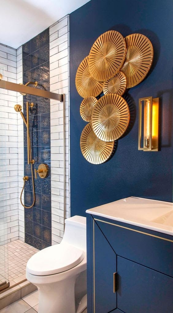 wall hanging ideas for bathroom