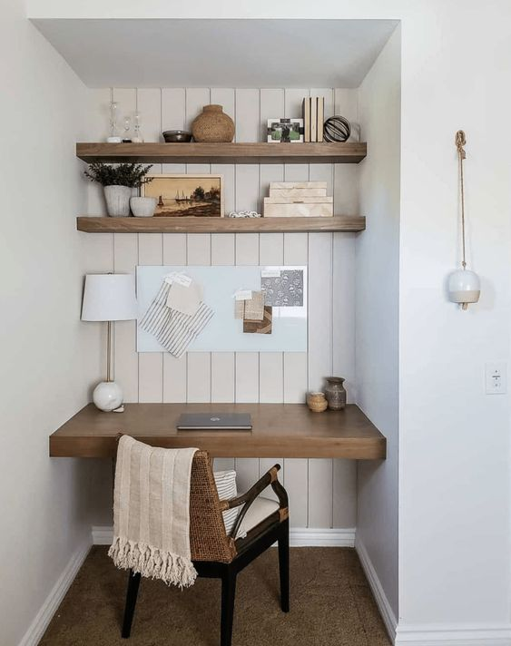 10 Small Home Office Ideas to Save Space - EightDoors