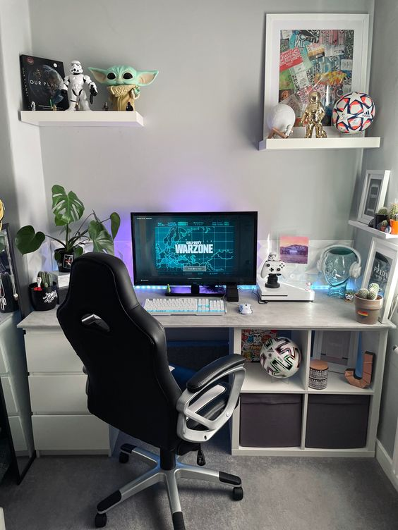 45 Awesome Aesthetic Gaming Setup Ideas, Displate Blog