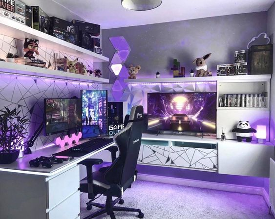 45 Awesome Aesthetic Gaming Setup Ideas