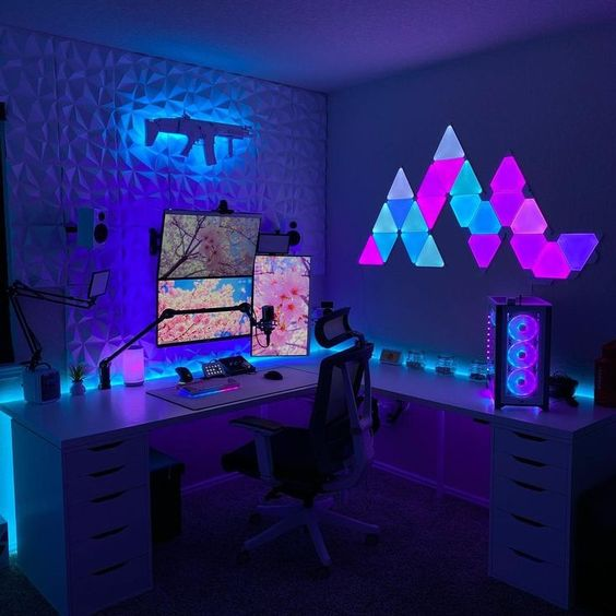 45 Awesome Aesthetic Gaming Setup Ideas | Displate Blog