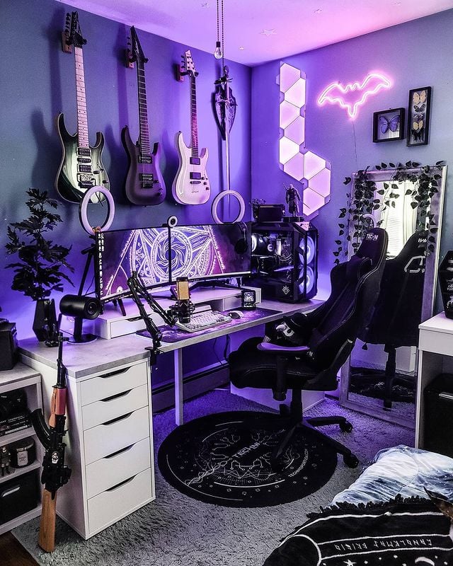 guitar gaming setup