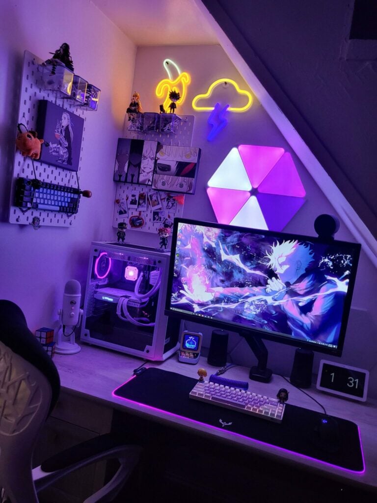 The Top 31 Gaming Desk Ideas  Gaming desk setup, Room setup