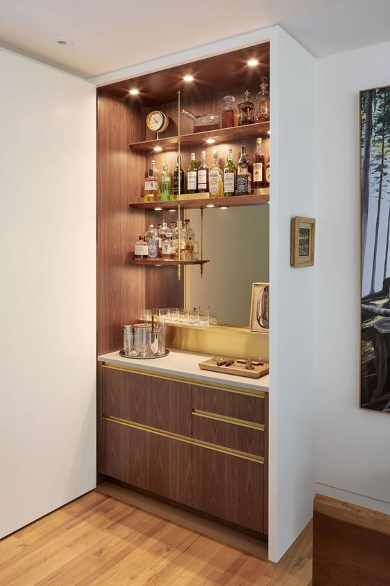 40 Mini bar Ideas That'll Inspire Your Home Bar