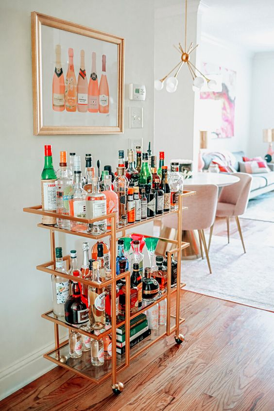 40 Mini bar Ideas That'll Inspire Your Home Bar