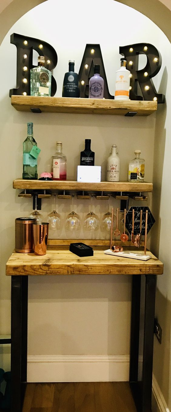 40 Mini bar Ideas That'll Inspire Your Home Bar | Displate Blog