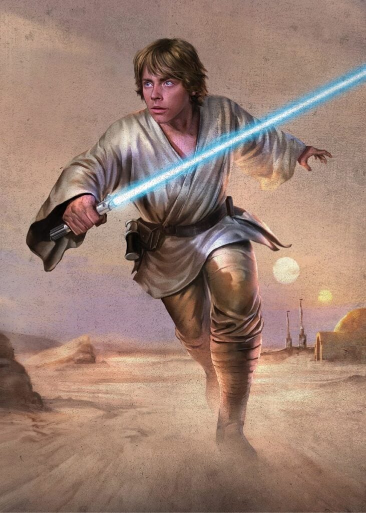 Luke Skywalker Poster 