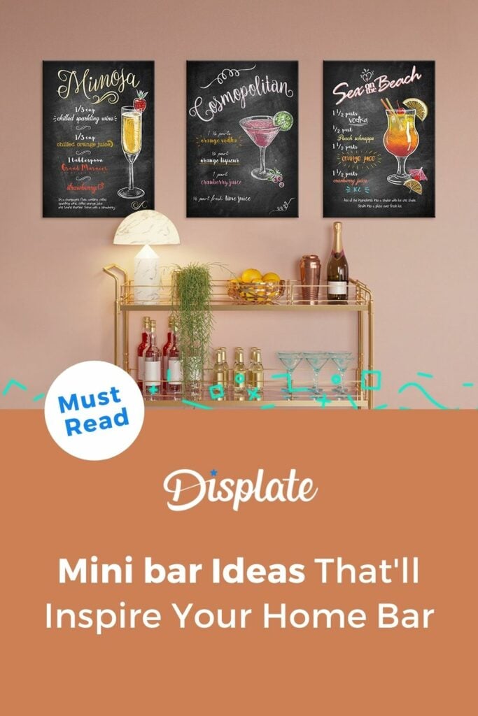 Ideas to have a minibar at home