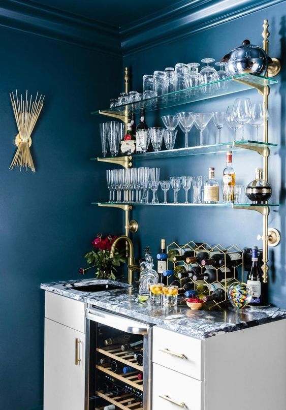 36 Mini Bar Ideas to Create a Useful Small Home Bar