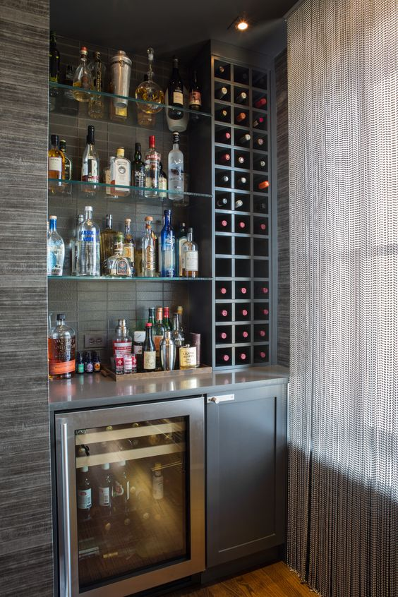 40 Bar Shelf Ideas to Keep Your Home Bar Looking Sharp