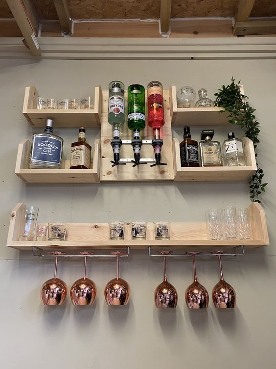 Mini best sale bar rack