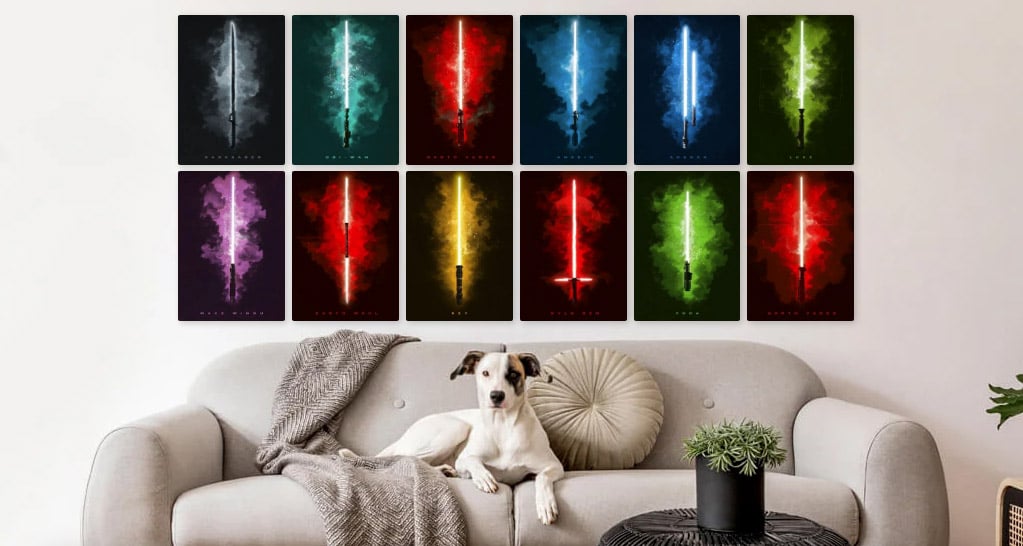 Star Wars Lightsaber Posters