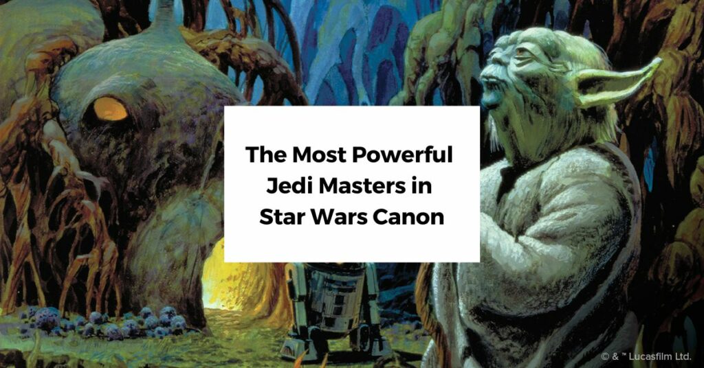 The Most Powerful Jedi Masters in Star Wars Canon Displate Blog