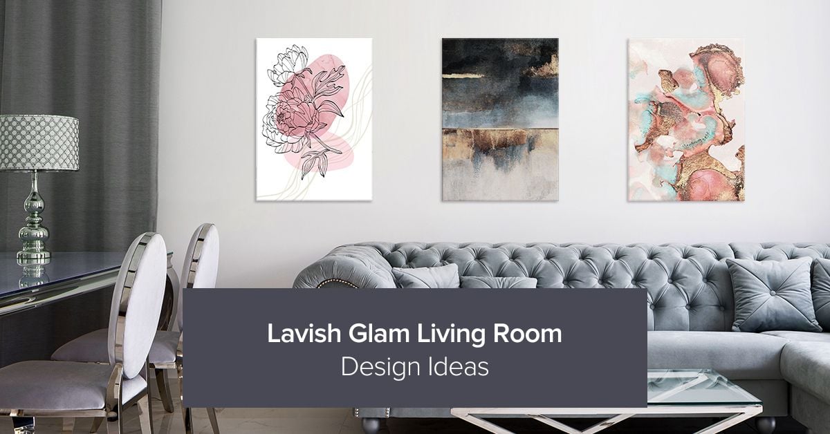 20+ Lavish Glam Living Room Design Ideas