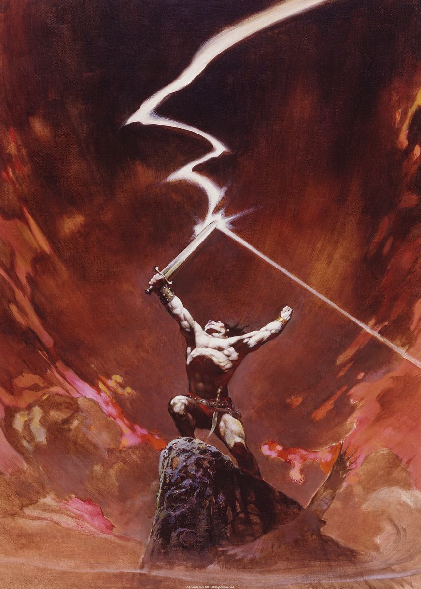 The Life And Legacy Of Frank Frazetta The Master Of Modern Fantasy Art Against The Gods Poster