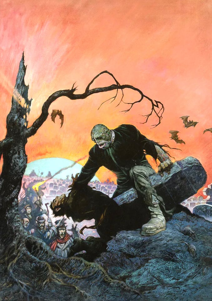 Beyond the Grave via Frank Frazetta Official Brand Shop