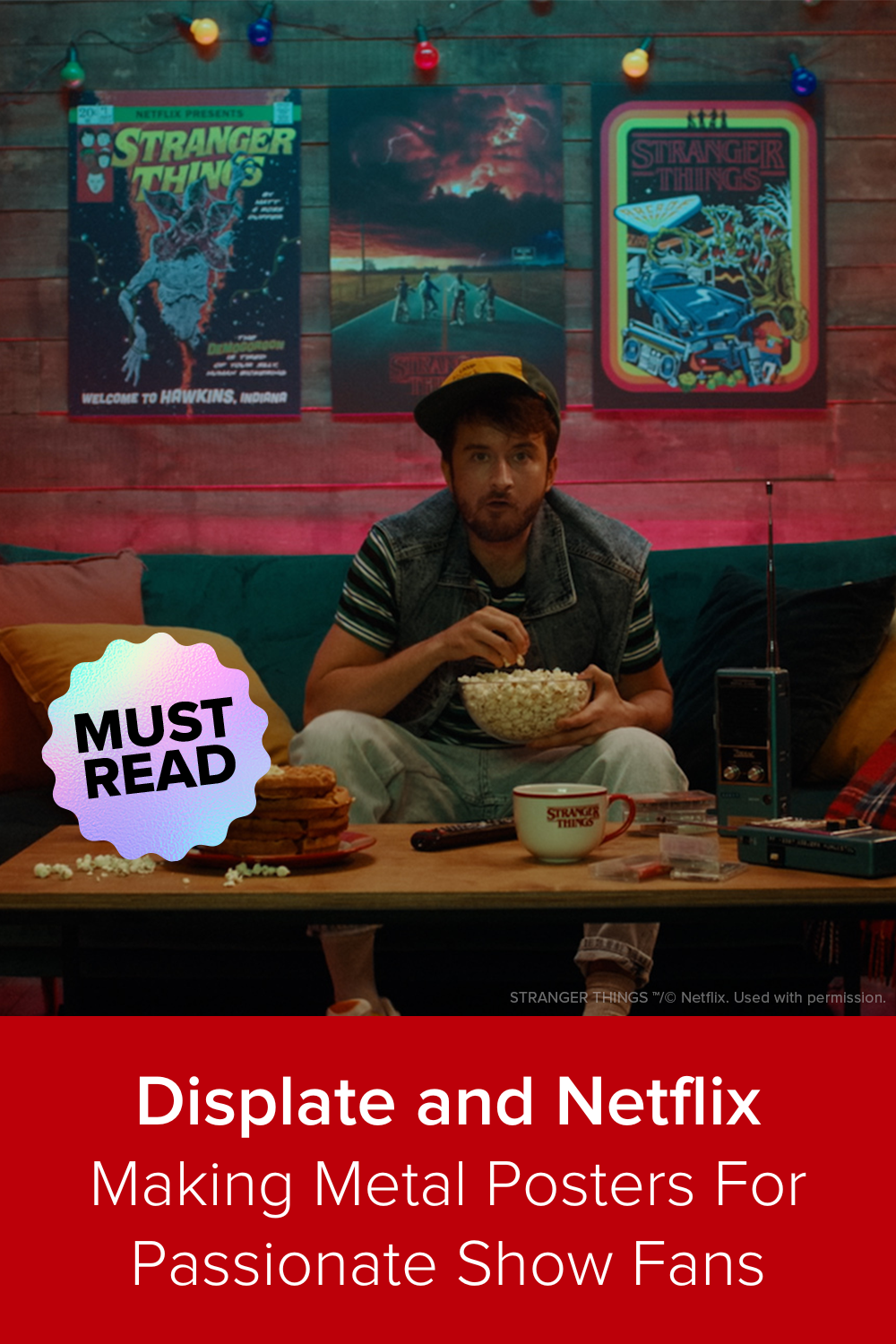 Displate ve Netflix: Tutkulu Gösteri Hayranları İçin Metal Posterler Hazırlamak