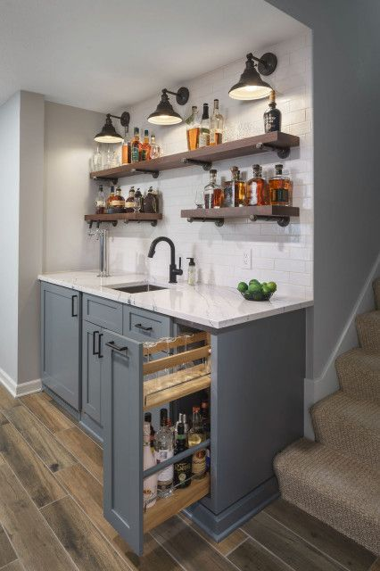 wet bar ideas with tv