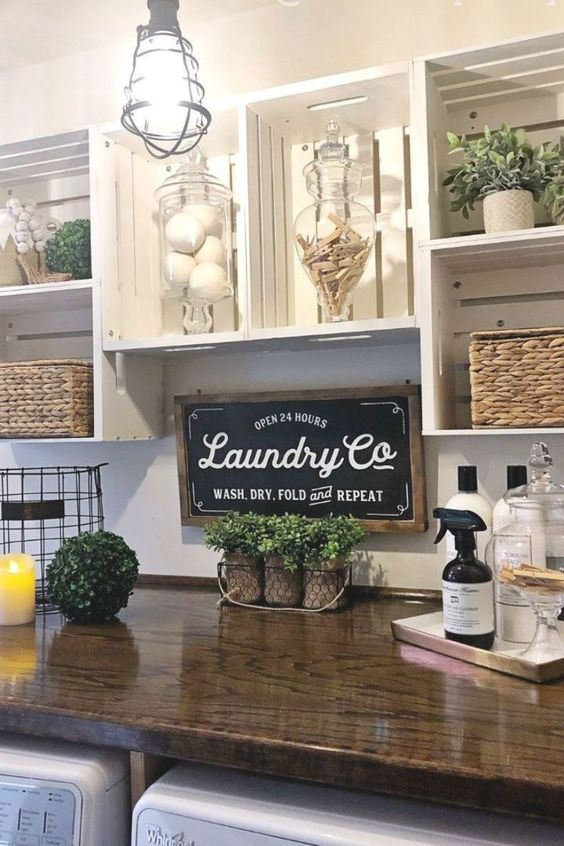 30+ laundry room decor ideas to make the chore more enjoyable