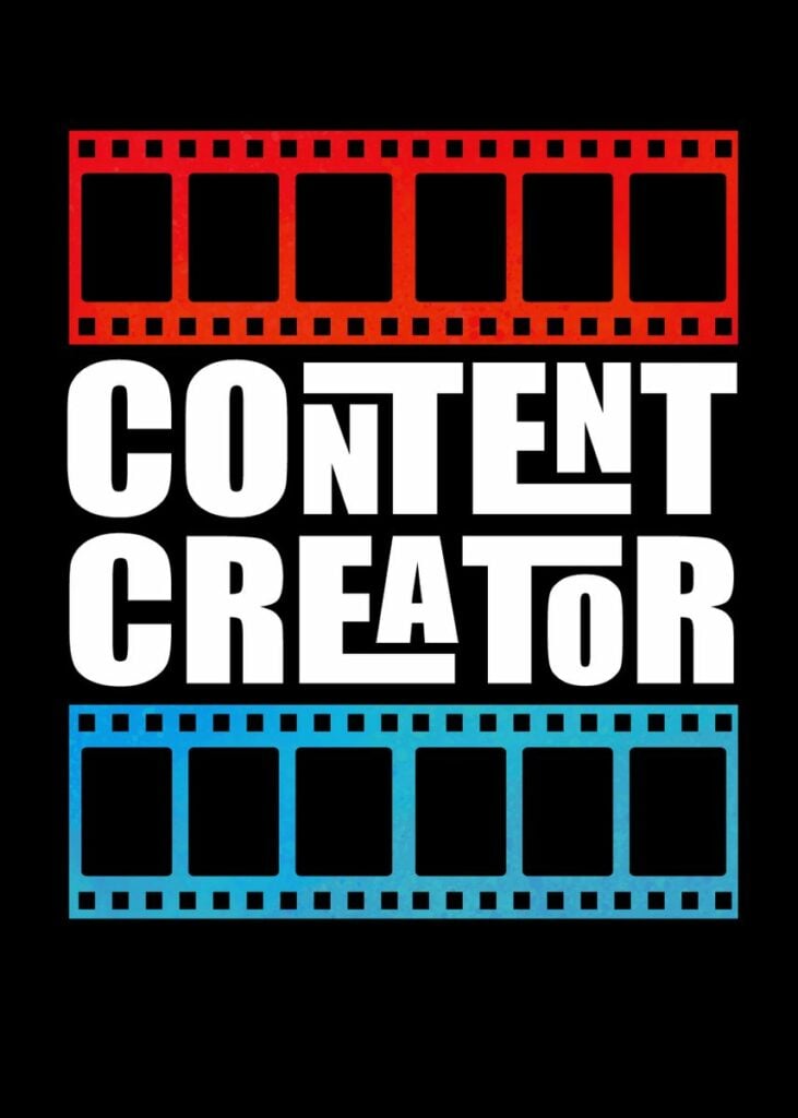 Content Cheerful Creator Poster by Adrian Brendel