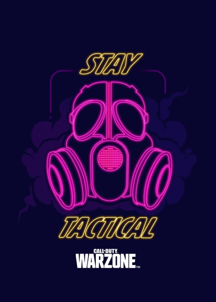 Stay Tactical Poster via Call of Duty Official Brand Shop