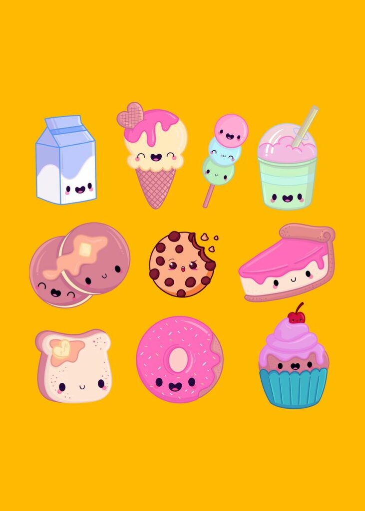 https://blog.displate.com/wp-content/uploads/2023/02/Kawaii-Sweet-Food-Poster-731x1024.jpg