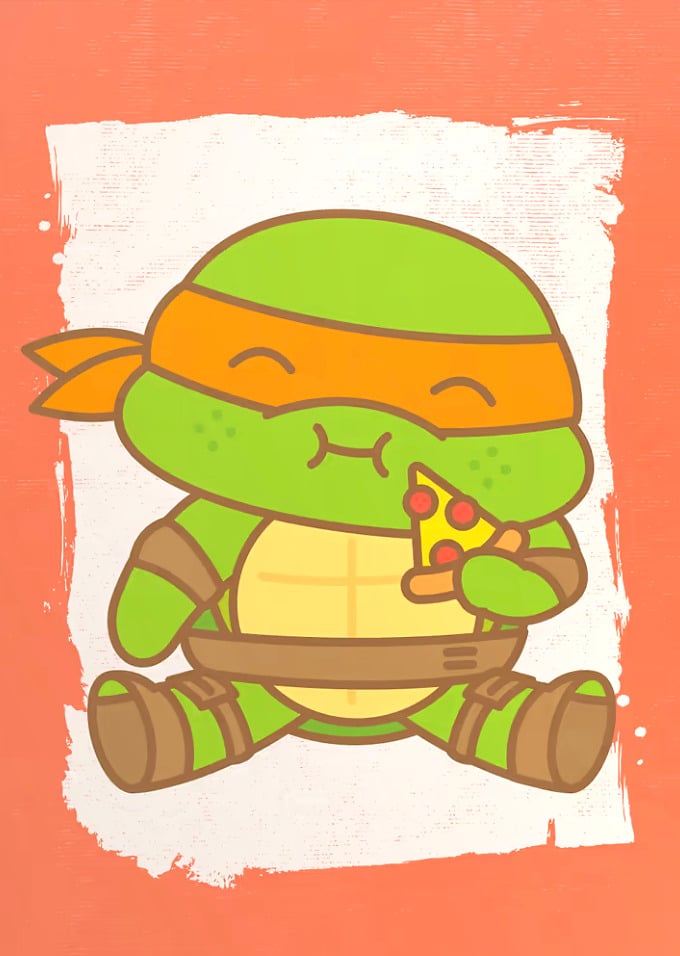 TMNT - Kawaii Michelangelo