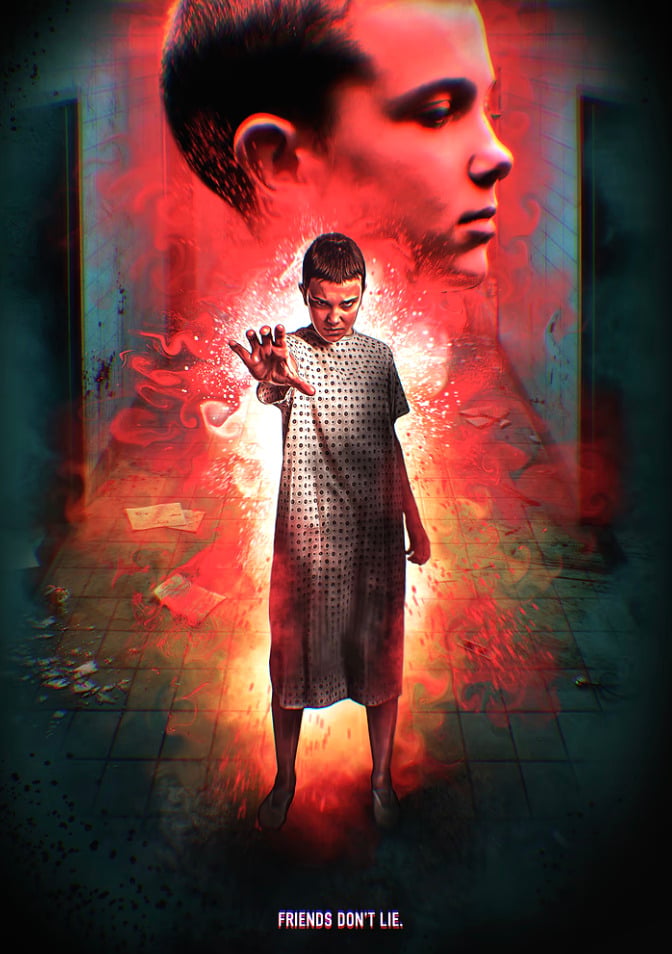 Eleven, From Stranger Things Official Brand Shop on Displate