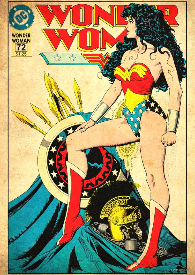 Wonder Woman and centurion, From DC Official Brand Shop on Displate