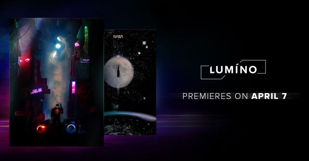 New Displate Lumino With the Official Artwork by NASA