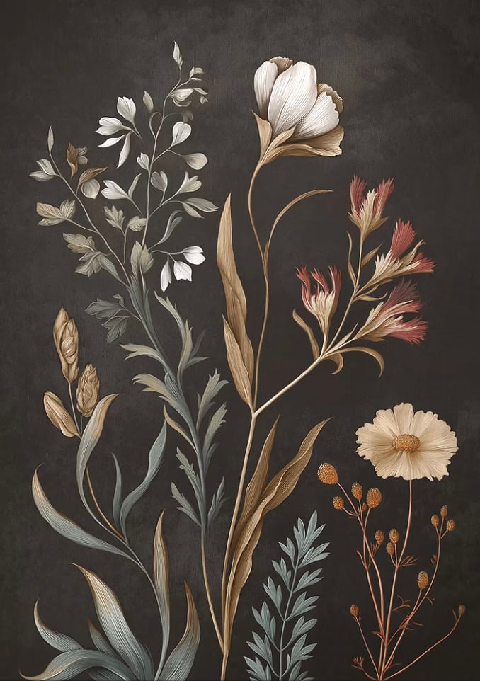 Imad Madd - Botanical Illustration of Wildflowers