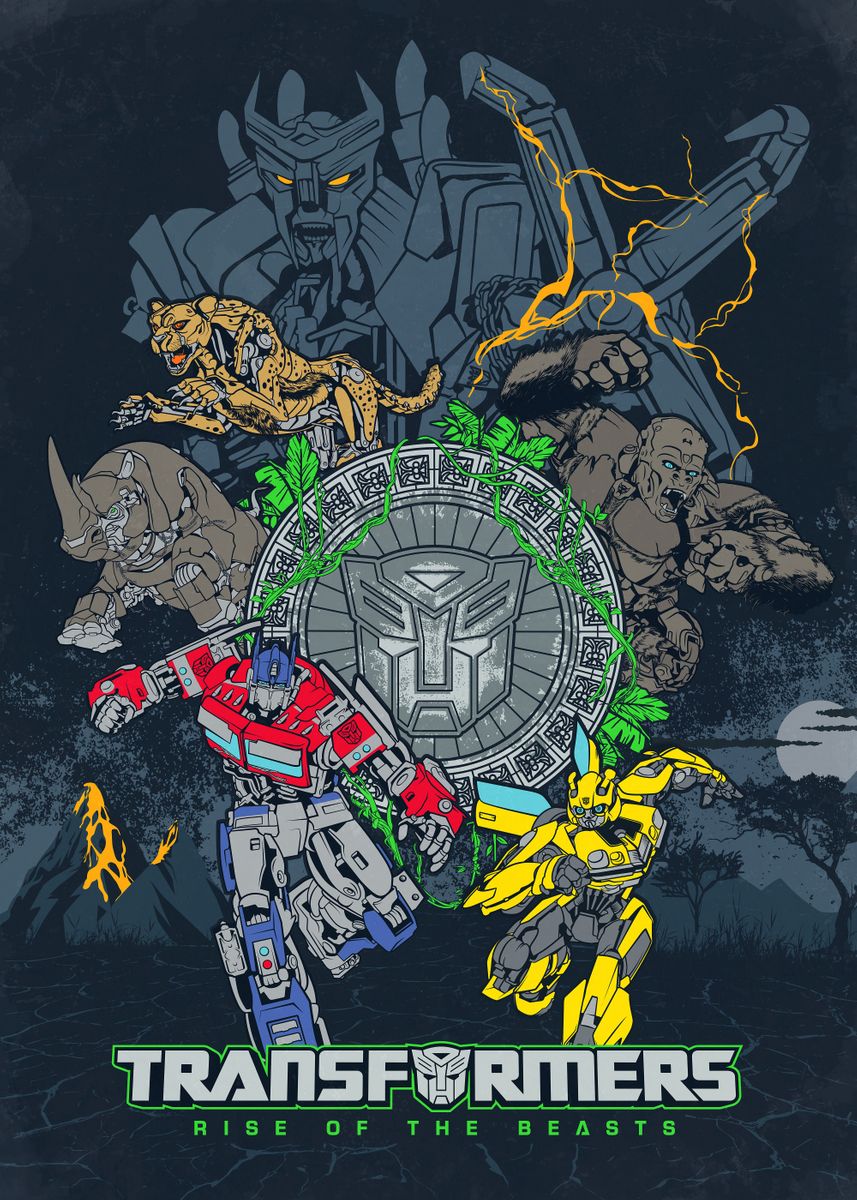 Transform and Roll out! 'Transformers Rise of the Beasts' Posters Now Available at Displate