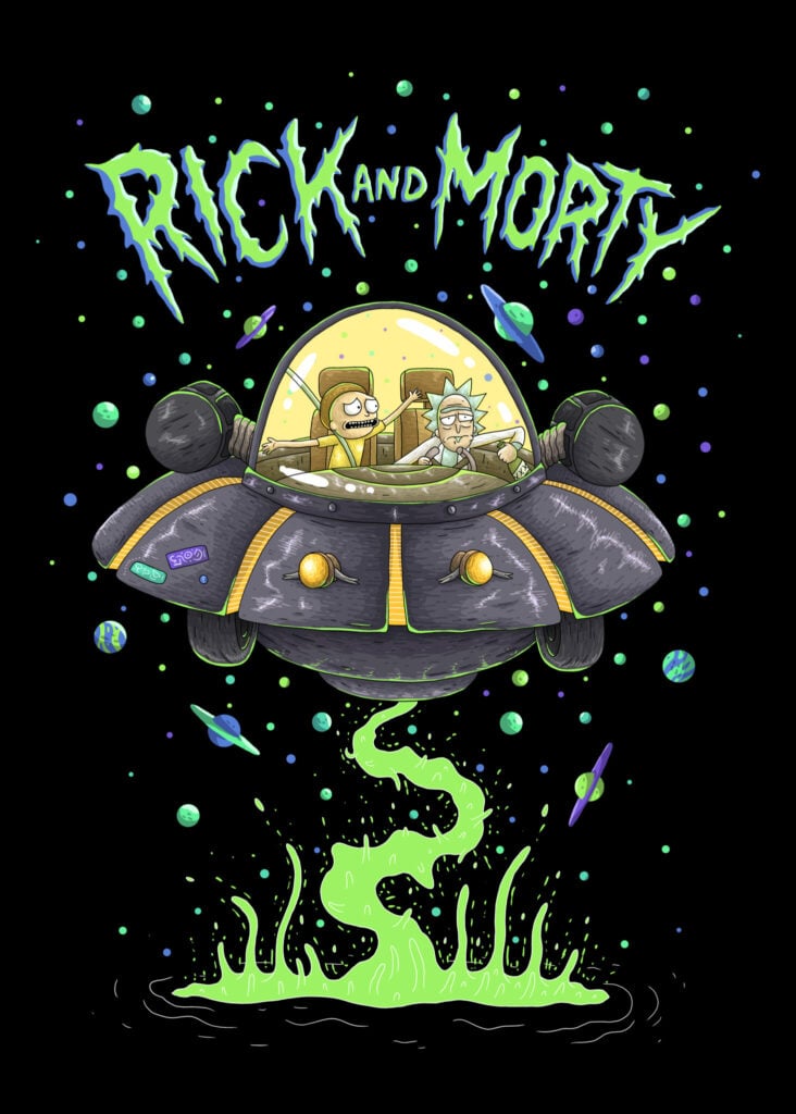 Rick and Morty Spaceship