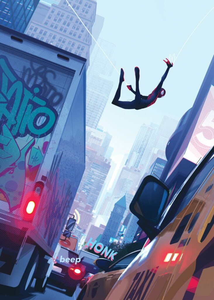 Streets of Spiderverse Spiderman