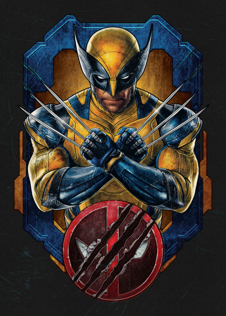 Wolverine Illustrated Logo
