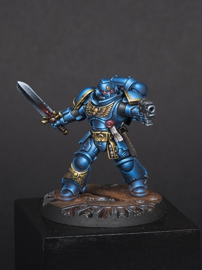 Geometric study Primaris Space Marine Lieutenant