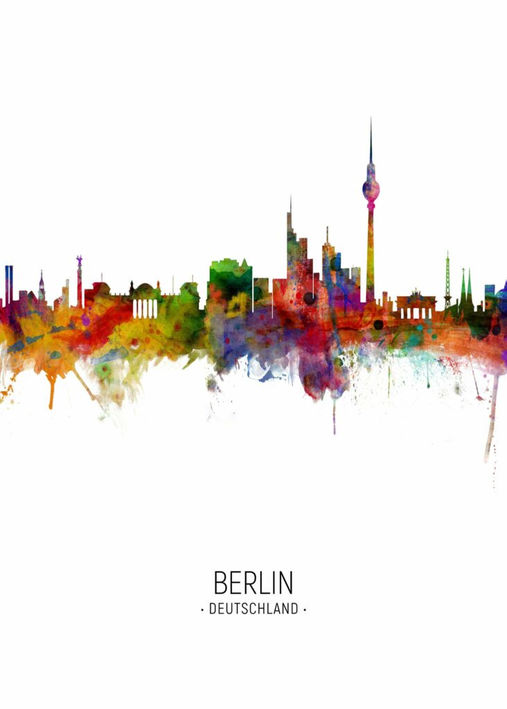 Berlin city poster