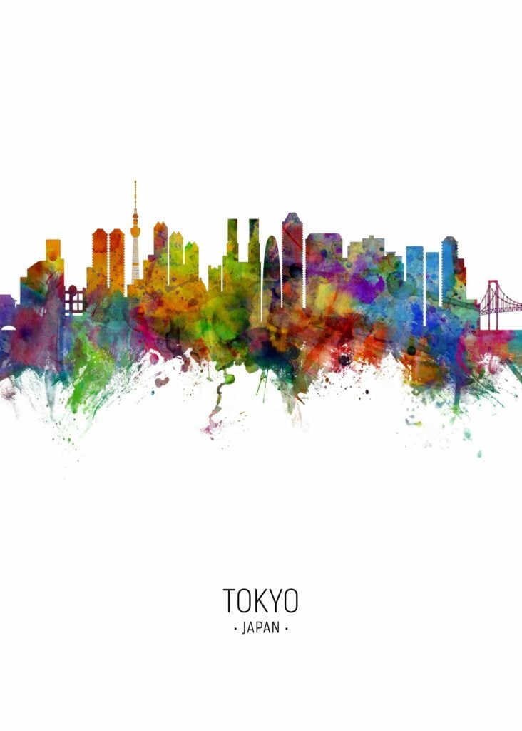 Tokyo city poster