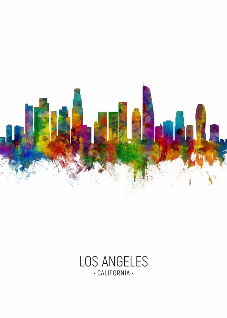 Los Angeles city poster