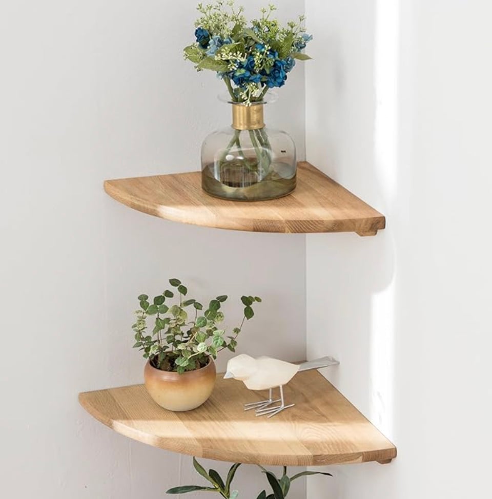 Corner Wall Shelf