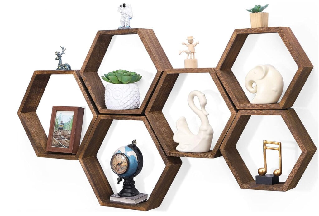 Hexagon Honeycomb Shelves