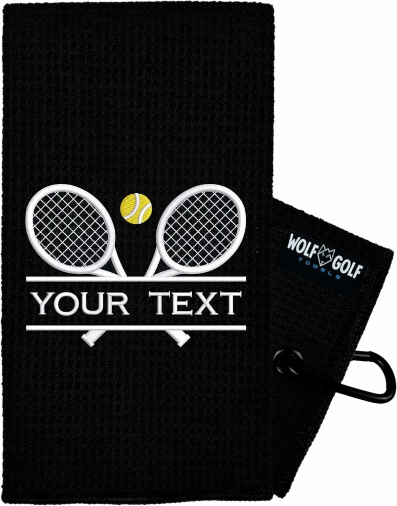 Personalized Tennis Towel from Amazon