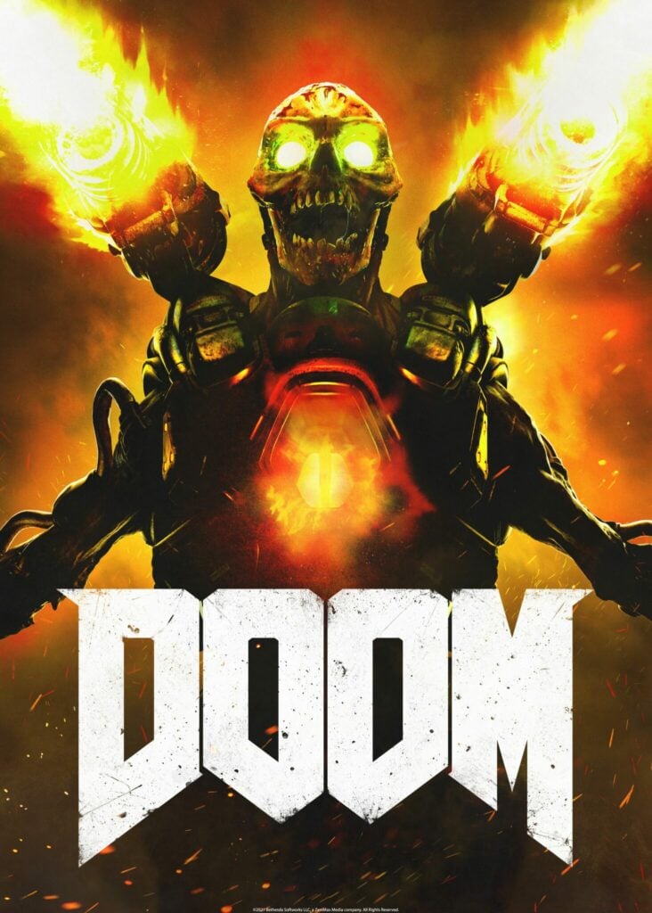The Revenant Logo Poster via DOOM Official Displate Brand Shop