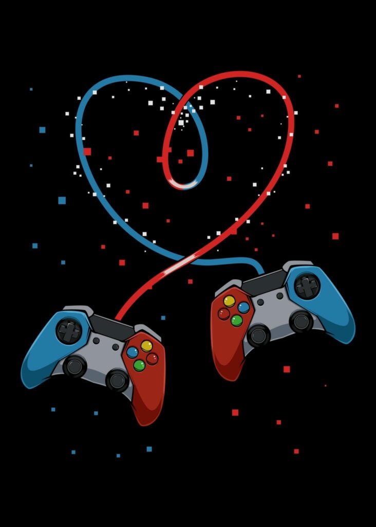 Valentines Day Gamer Poster