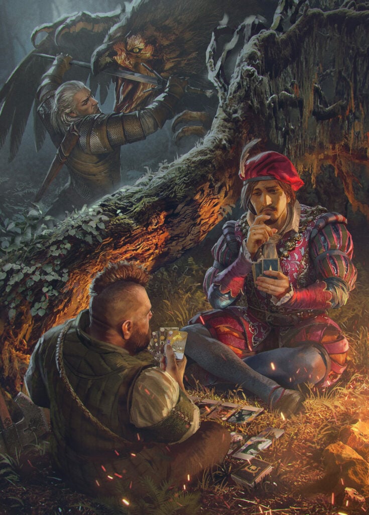set of The Witcher posters