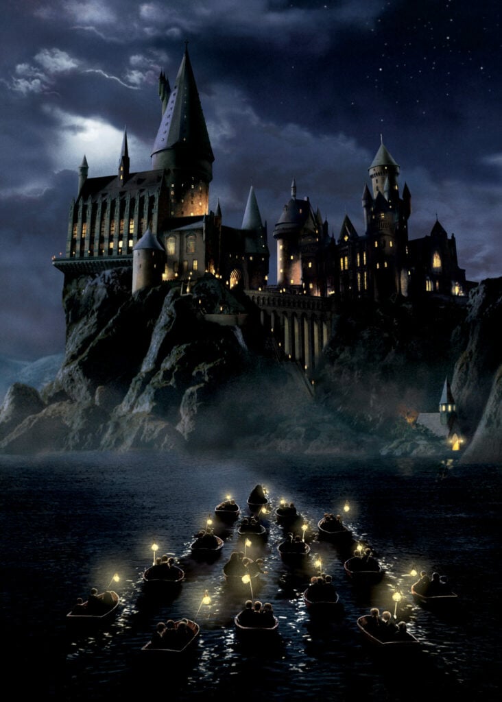 Hogwarts Boats Poster